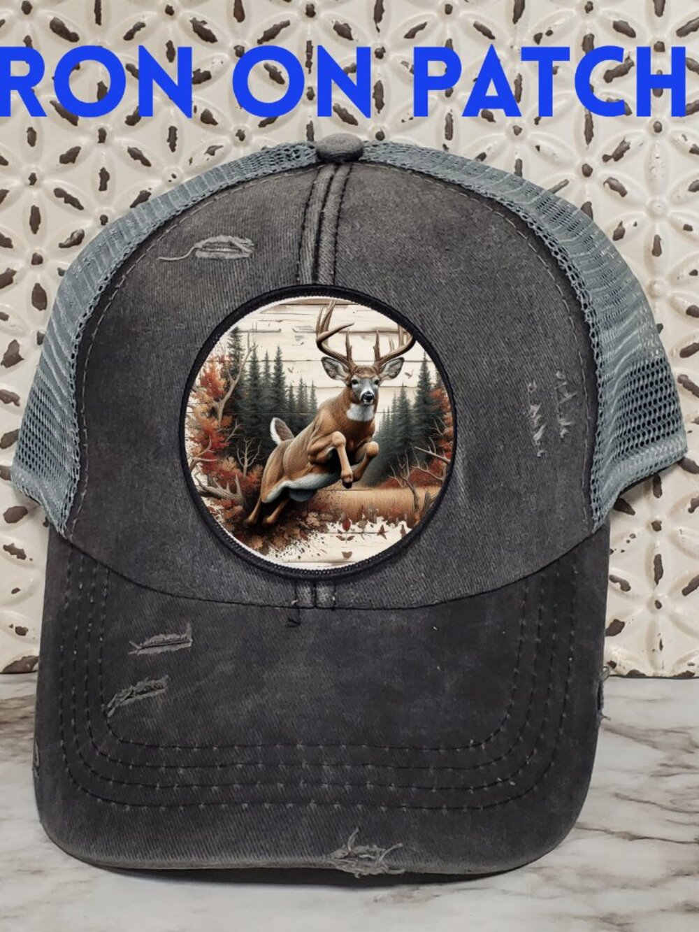 Deer Iron on Patch